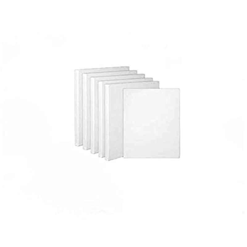 40x50cm White Art Canvas (Pack of 5)