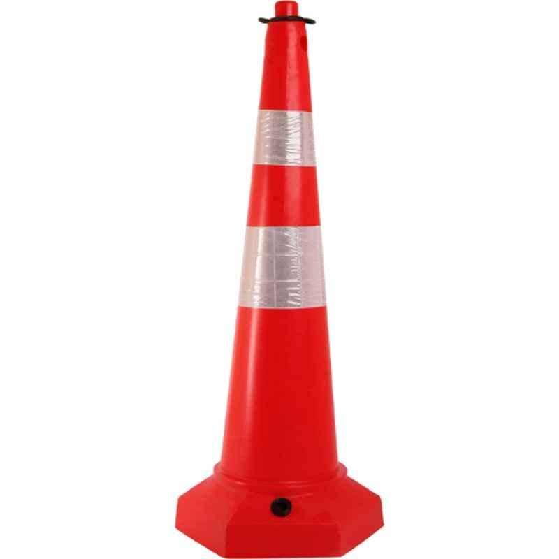 Ladwa 1000mm Sand Filled Ballast Road Traffic Safety Cone (Pack of 4)