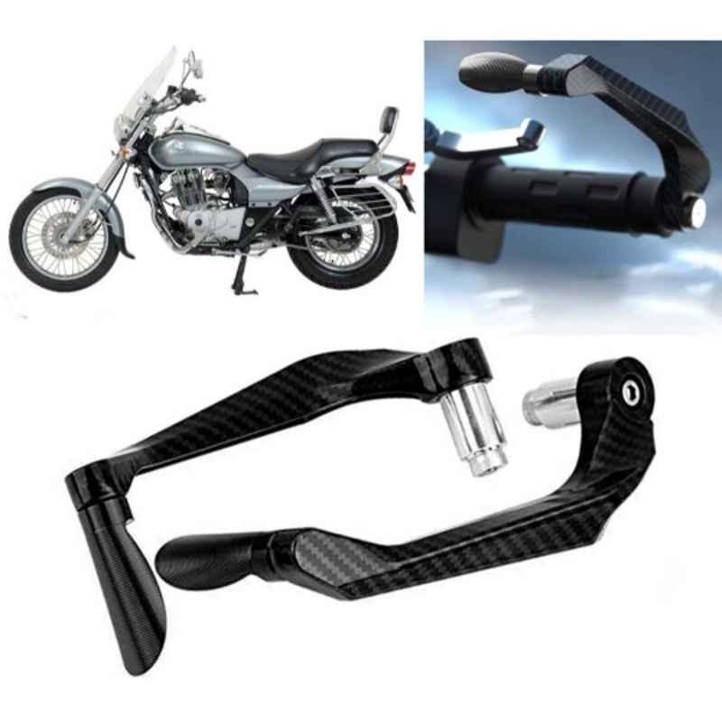 Auto Pearl 2 Pcs Aluminium Carbon Black Brake Clutch Lever Set for Bajaj Avenger