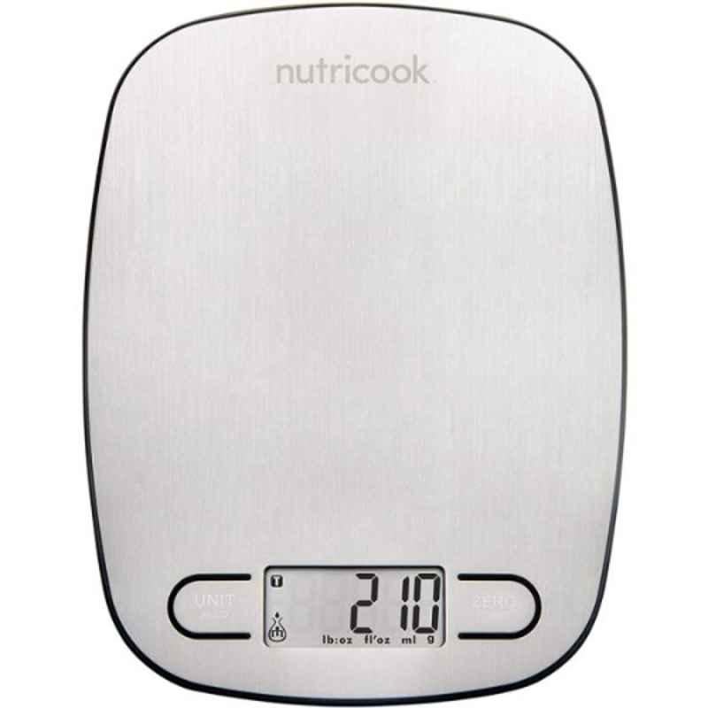 Nutricook EKO 5kg Silver Digital Kitchen Scale, NC-KSE5