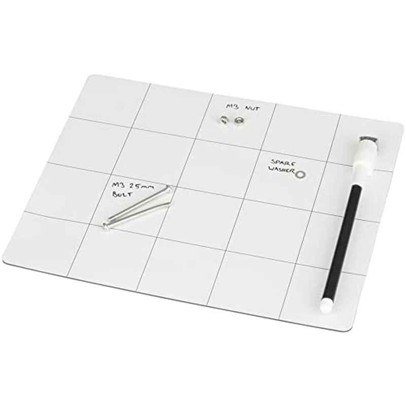 Rubik 20x25cm Magnetic Project Mat with Dry Erase Pen