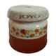 Joyo 3 Pcs 25L Plastic Brown Round Bucket, 1500ml Matching Mug & Small Bathroom Stool Set