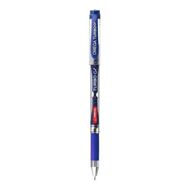 Omega Turbo 100 Pcs Blue Gel Pen Set