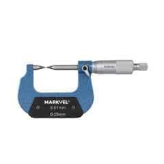 Markvel 0-25mm Stainless Steel Point Micrometer, 204-25-15
