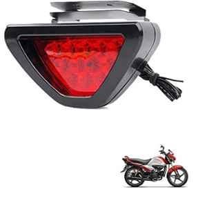 Kozdiko 12 LED Triangle Shape Bike Brake Light with Flash Mode for Hero Splendor iSmart, koz_94882