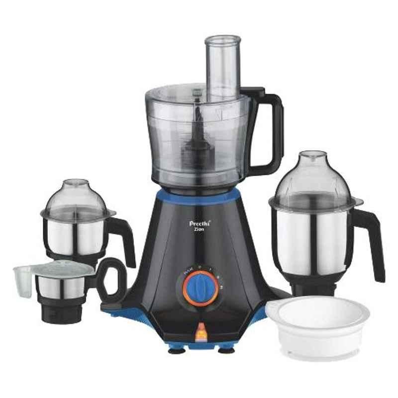 Preethi Zion 2.1L with 4 Jars 750W Mixer Grinder, MG-227