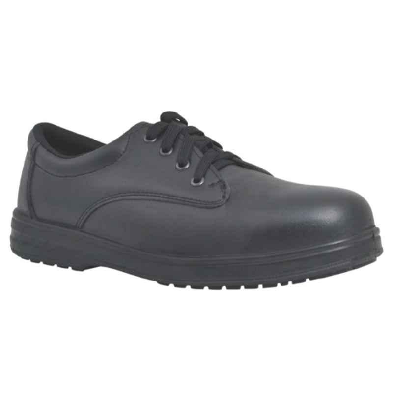 Vaultex VE8 Steel Toe Black Safety Shoes, Size: 37