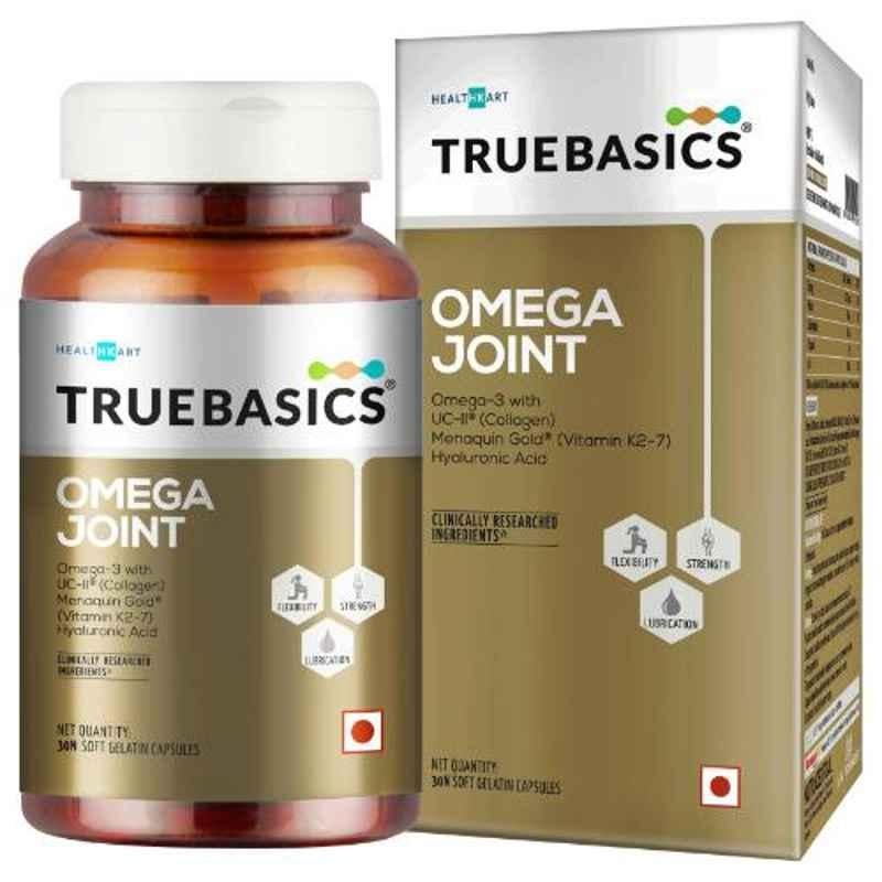 TrueBasics 30 Pcs Omega Joint Softgel Capsules, HNUT13515-01
