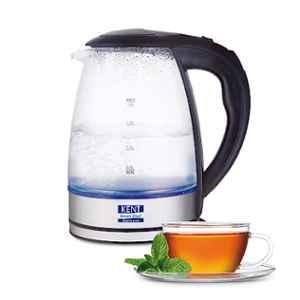 Kent 1.8L 2000W Borosilicate Glass Blue LED Illumination Kettle, 116052
