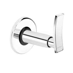Plantex Star Brass 25mm Chrome Toilet Flush Valve for Toilet with Teflon Tape & Brass Wall Flange for Commercial & Residential Use