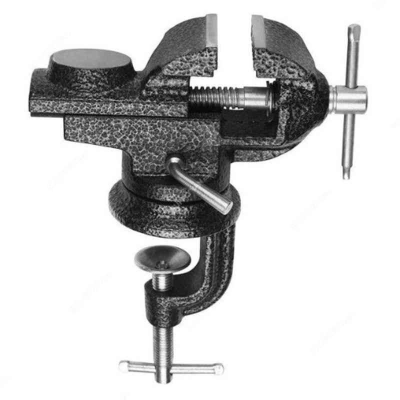 Tolsen 50mm Swivel Base with Anvil Hardened&Tempered Jaws Bench Vice