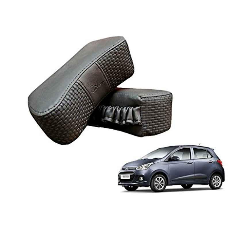 Kozdiko 2 Pcs Memory Foam Grey Luxurious Neck Rest Cushion Pillow Set for Hyundai Grand I10
