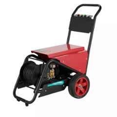 Age Tech 4HP 220bar Commercial Pressure Washer with 9m Hose Pipe & 2m Cable Length, Tetra Force