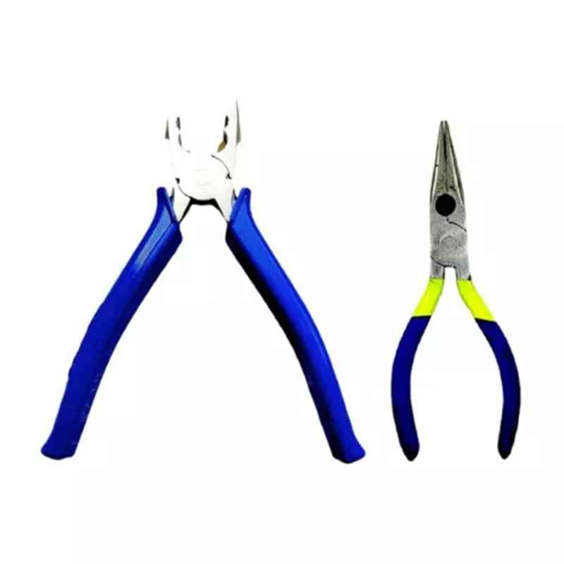 Sky Blue 2 Pcs 7.8 inch Lineman Plier Combo, SBE_PLIER_COMBOS_COMBO_286