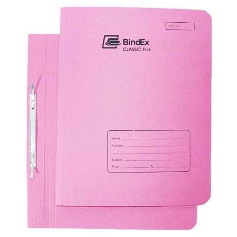Bindex Pink Office File, BNX10A4-Pink (Pack of 5)