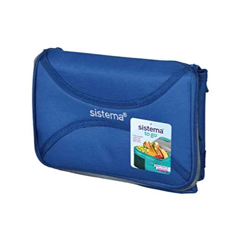 Sistema 2L Blue Mega Fold Up Cooler Bag, 4591