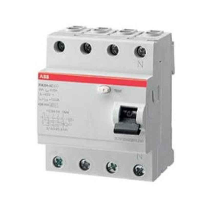 ABB 63A 30mA Four Pole Eartheakage Circuit Breaker, FH204 AC-63/0.03