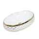 Bassino 40x60x14.5cm Ceramic Golden & White Glossy Finish Round Wash Basin, BTT-1005-F