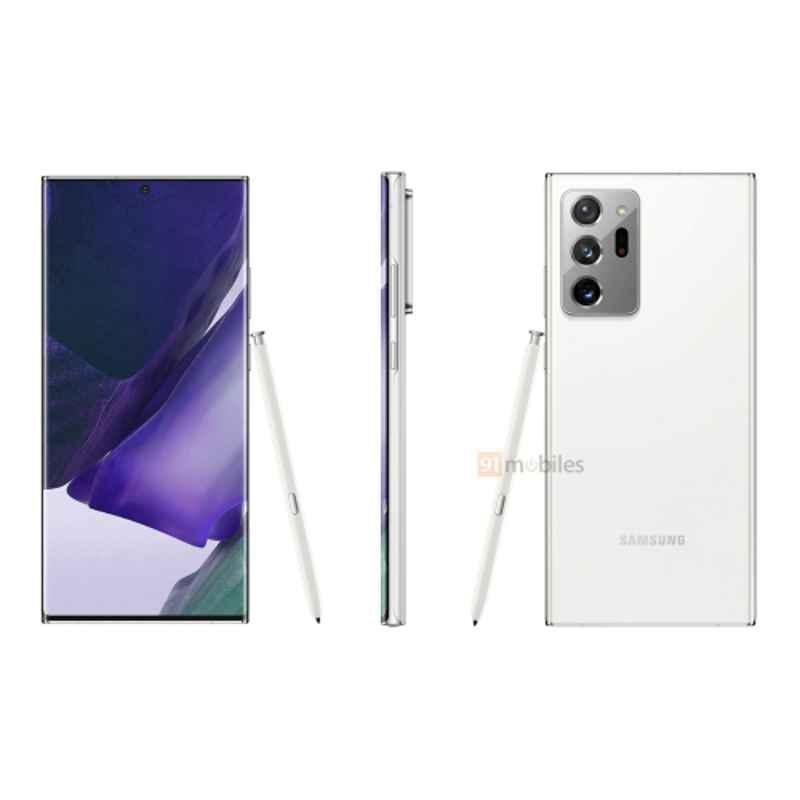 Samsung Galaxy Note20 Ultra 6.9 inch 12GB/256GB 4500mAh Mystic White 5G Smartphone, SMN986BZW7XSGW