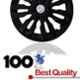 Auto Pearl 4 Pcs 14 inch ABS Black Wheel Cover Set for Maruti Suzuki Swift Dzire T-1