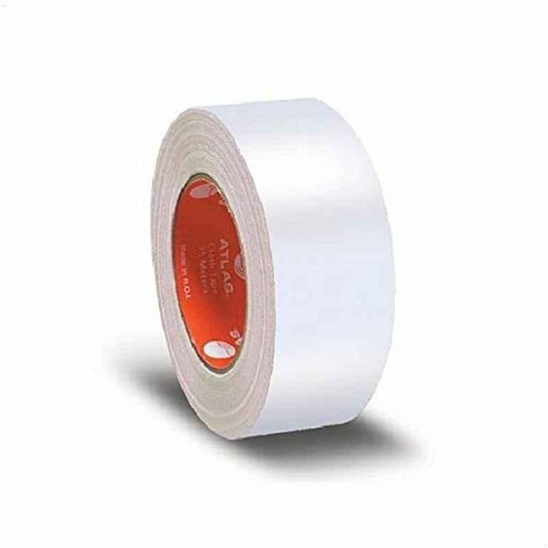 Atlas Cloth Tape, 50 mmx25 m, White
