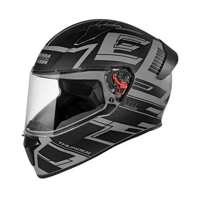 Buy Studds N9 Expanded Polystyrene Matt Grey Full Face Full Face