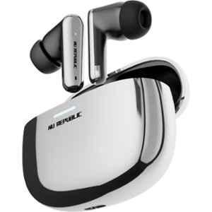 Dubstep by Nu Republic Epic X4 Titanium Earbuds with 52hrs Playtime, X-Bass Technology, Dual ENC Mics & Fast Charging