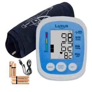 Luxus USB Type C Port AA Battery Operated Digital Automatic Blood Pressure Monitor with LCD Display & 22-32cm Arm Cuff, BP-105