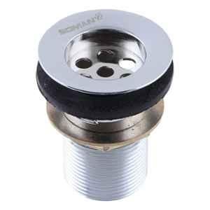 Somany Echo Brass Chrome Half Thread Waste Coupling, 272150830031