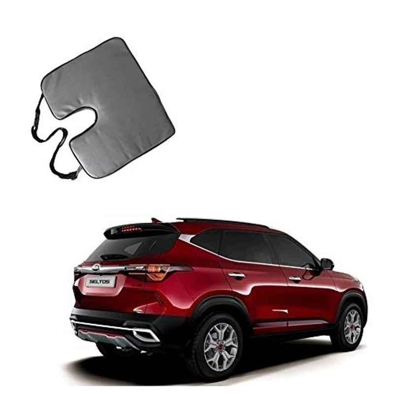 Kozdiko 36x42x65cm PU & Foam Grey Seat Cushion Pillow for Kia Seltos