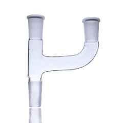 ABGIL B-55 Borosilicate 3.3 Glass Three Way Claisen Adapter with Two Parallel Neck, ABG160