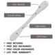 Atom 548 4 inch CP Finish Zinc Cabinet Pull Handle (Pack of 2)