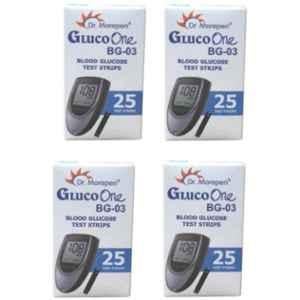 Dr Morepen Dr. Morepen Gluco One Bg-03 100 Pcs Glucometer Strips Box