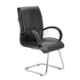 VJ Interior 18x19 inch Leatherette Mid Back Visitor Chair, VJ-1124
