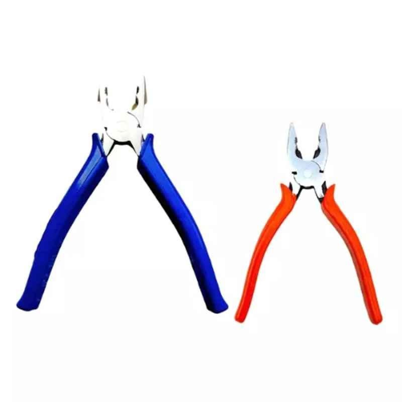 Sky Blue 2 Pcs 7.8 inch Lineman Plier Combo, SBE_PLIER_COMBOS_COMBO_128
