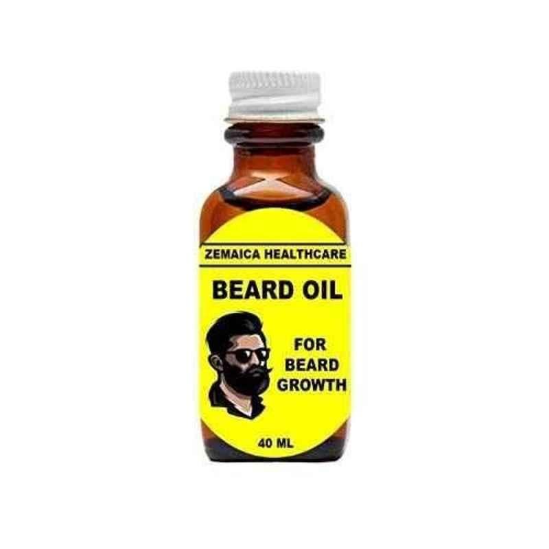 Zemaica Healthcare 40ml Beard Growth Hair Oil (Pack of 3)