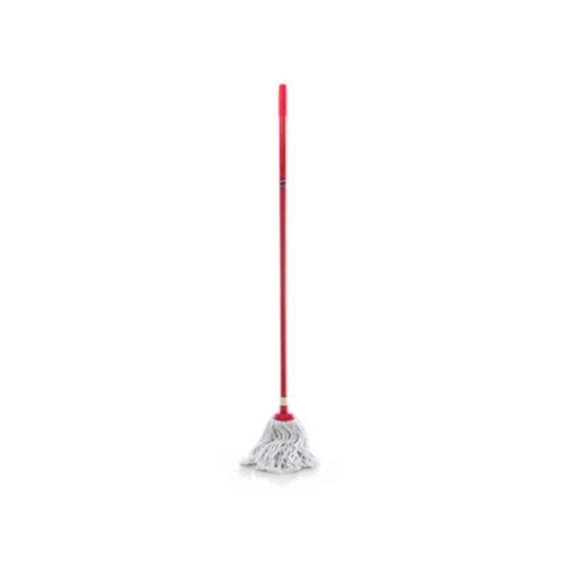 ROYALFORD 15cm Cotton Red & White String Mop, RF5829