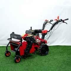 Really 4kW 212cc 38cm 4 Stroke Power Weeder cum Stubble Mower with Ditcher, Dry Land Blade, Chopper Blades & Double Weeding Wheel