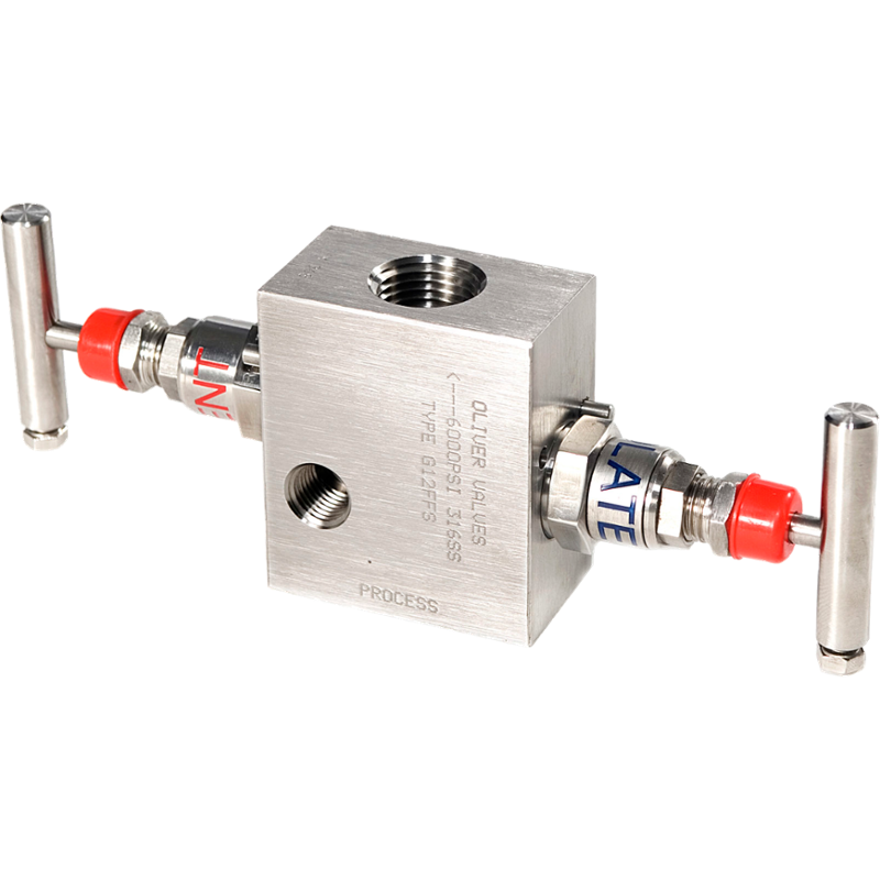 Oliver 1/2Inch G12FF Type Female to Female 2 Way Stainless Steel Manifold Valve,G12FFSNA