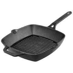 Vinod 24cm Cast Iron Grill Pan, LCISG24 (Pack of 5)
