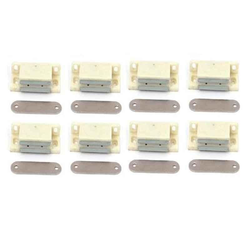 Nixnine Ivory Magnetic Door Stopper, NO3_IVR_8PS _A (Pack of 8)