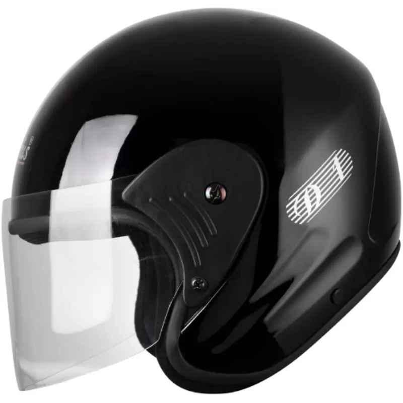 Turtle Medium Black Aeroplus D1 Motorbike Helmet, THC-1027