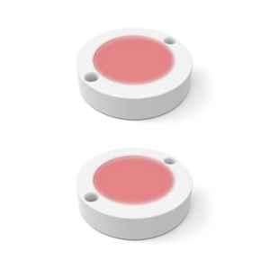 Fybros Zest 3W Polycarbonate Red Round Decoration Surface Light for Home, FLS5879J (Pack of 10)
