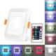Syska 3W Cool White 3W Blue color Square Panel Light