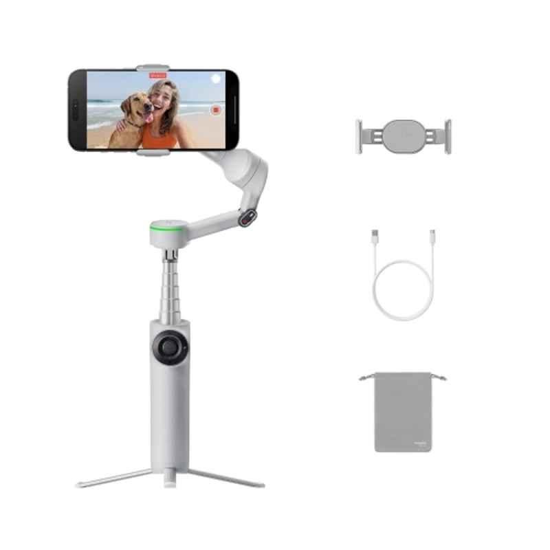Insta360 Flow 2 Plus Grey Foldable Phone Gimbal with AI Tracking