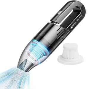 Swiss Military VC03 120W Handheld Black Wireless Portable Vacuum Cleaner with 1 Extra HEPA Filter