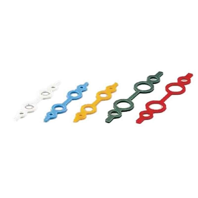 Lab Plus Silicone Colour Band White, LP-11660 (Pack of 10)