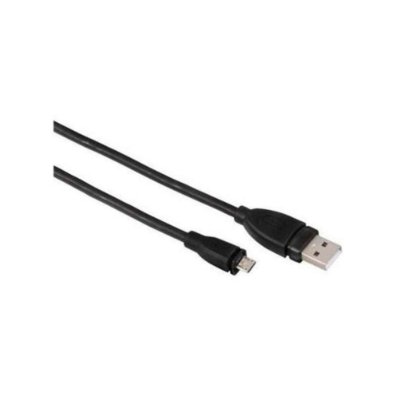 Hama 3ft Black Micro USB Charging Cable, HAU6108990