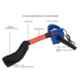 Jakmister 600W 15000rpm Plastic Blue Electric Air Blower with Extension Pipe & Dust Collector