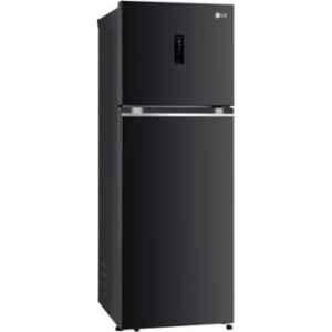 LG 322 Litre 3 Star Ebony Sheen Double Door Refrigerator with Smart Inverter Compressor, GL-T342TESX